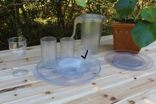11oz Bentley Plastic Tumblers Set/4