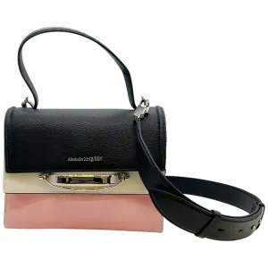 Alexander McQueen Black and Pink The Story Bag