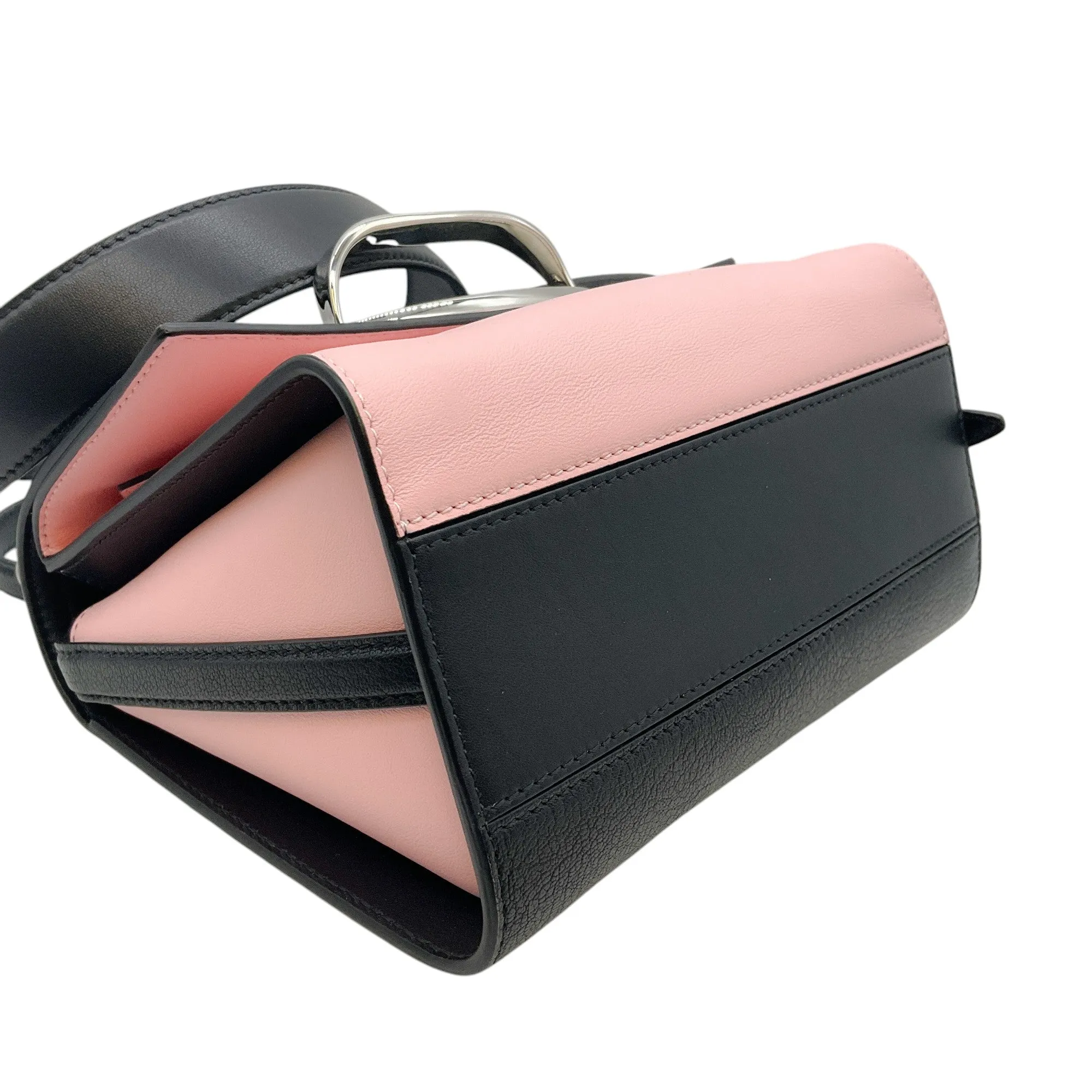 Alexander McQueen Black and Pink The Story Bag