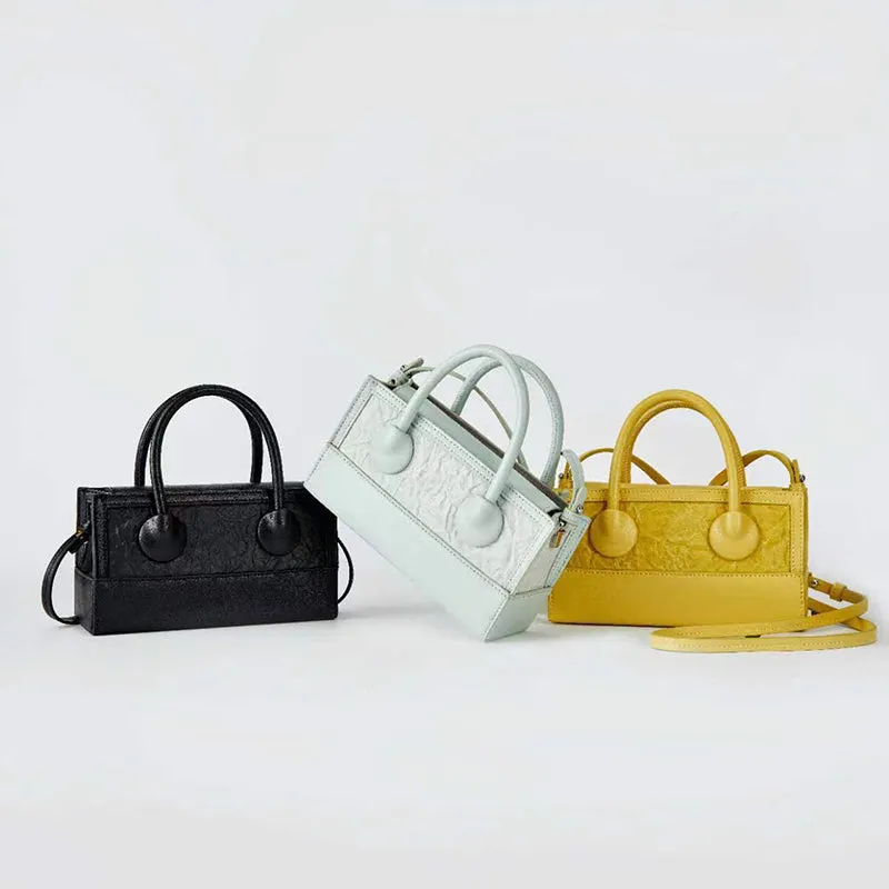 Amika Patterned Structured Crossbody