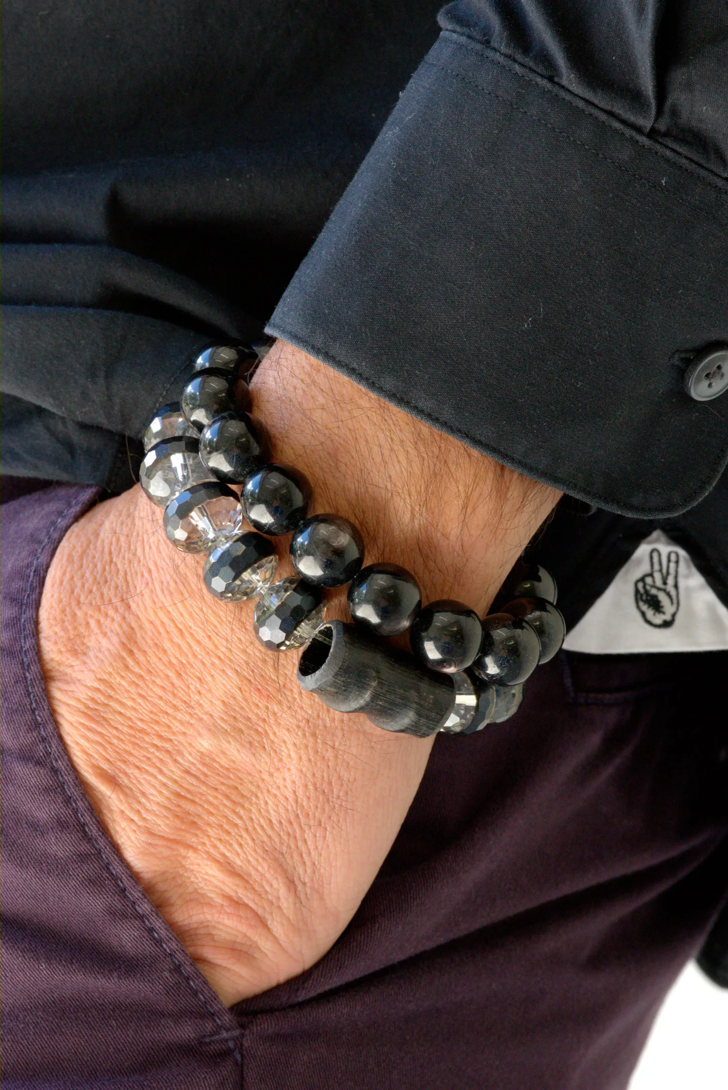 Antelope horn bracelet