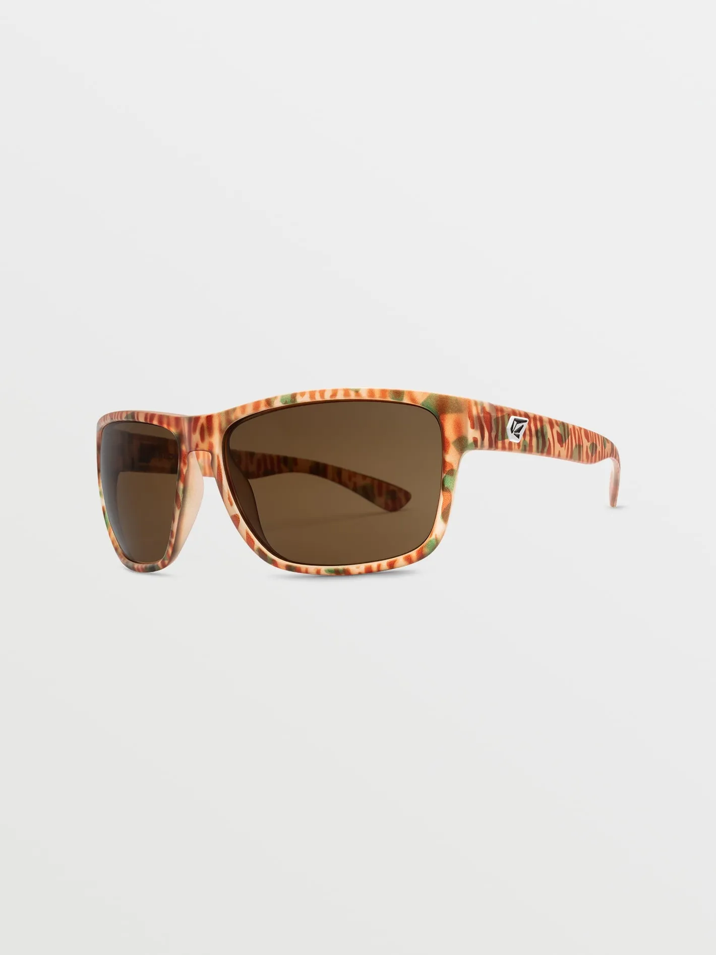 Baloney Matte Geo Sunglasses (Bronze Lens) - MEGA ORANGE
