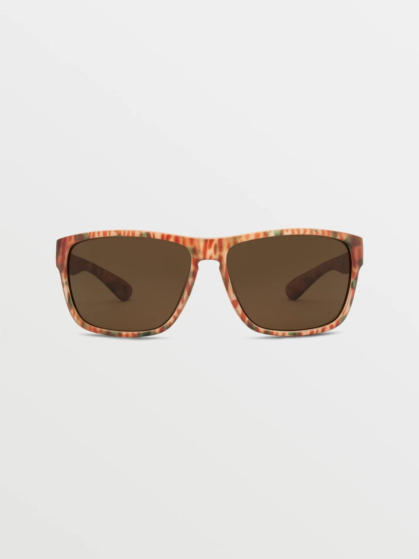 Baloney Matte Geo Sunglasses (Bronze Lens) - MEGA ORANGE