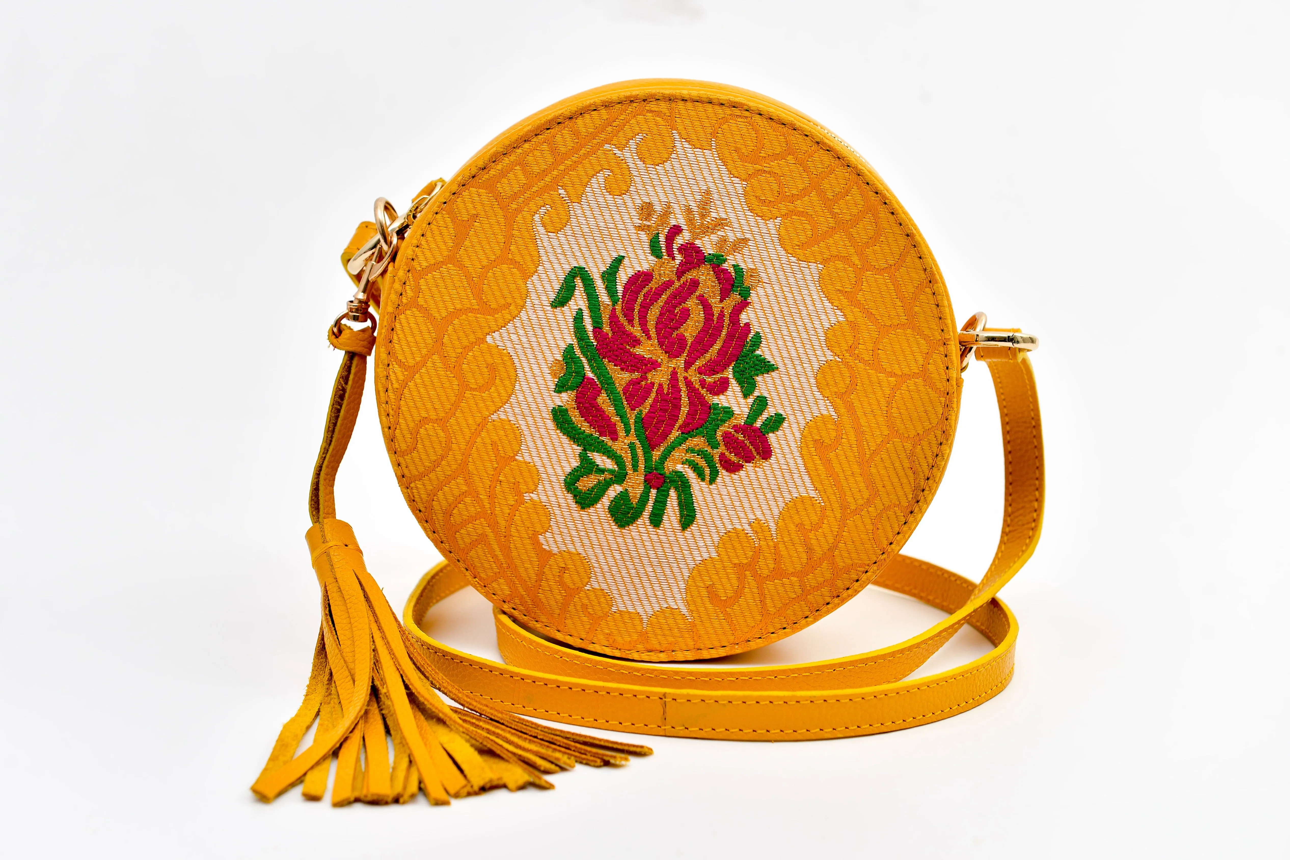 Batool Circle Bag - Yellow