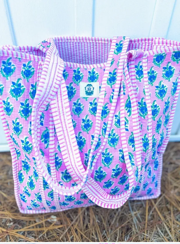 Blue Blossom Quilted Collection