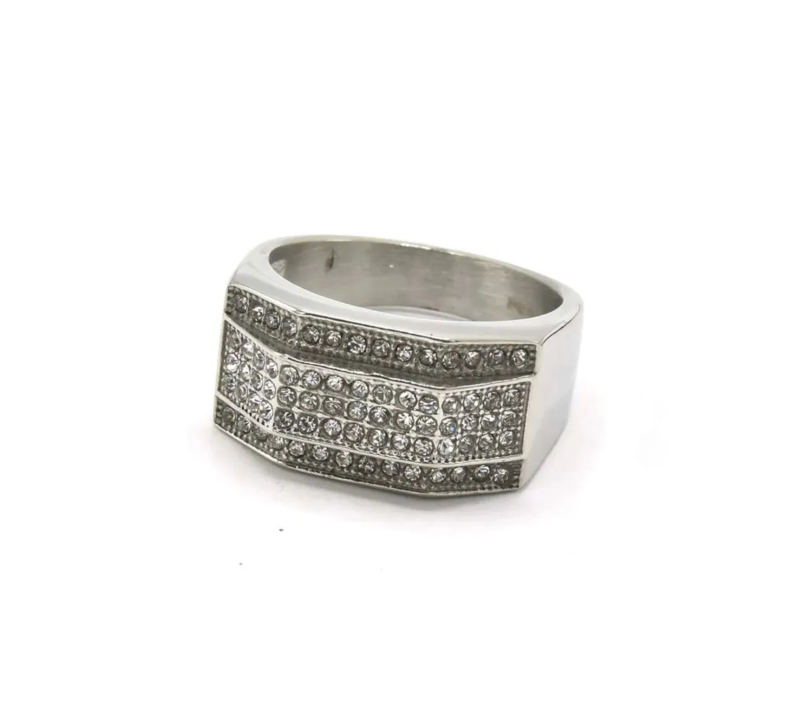 Bold Embrace Men's CZ Ring