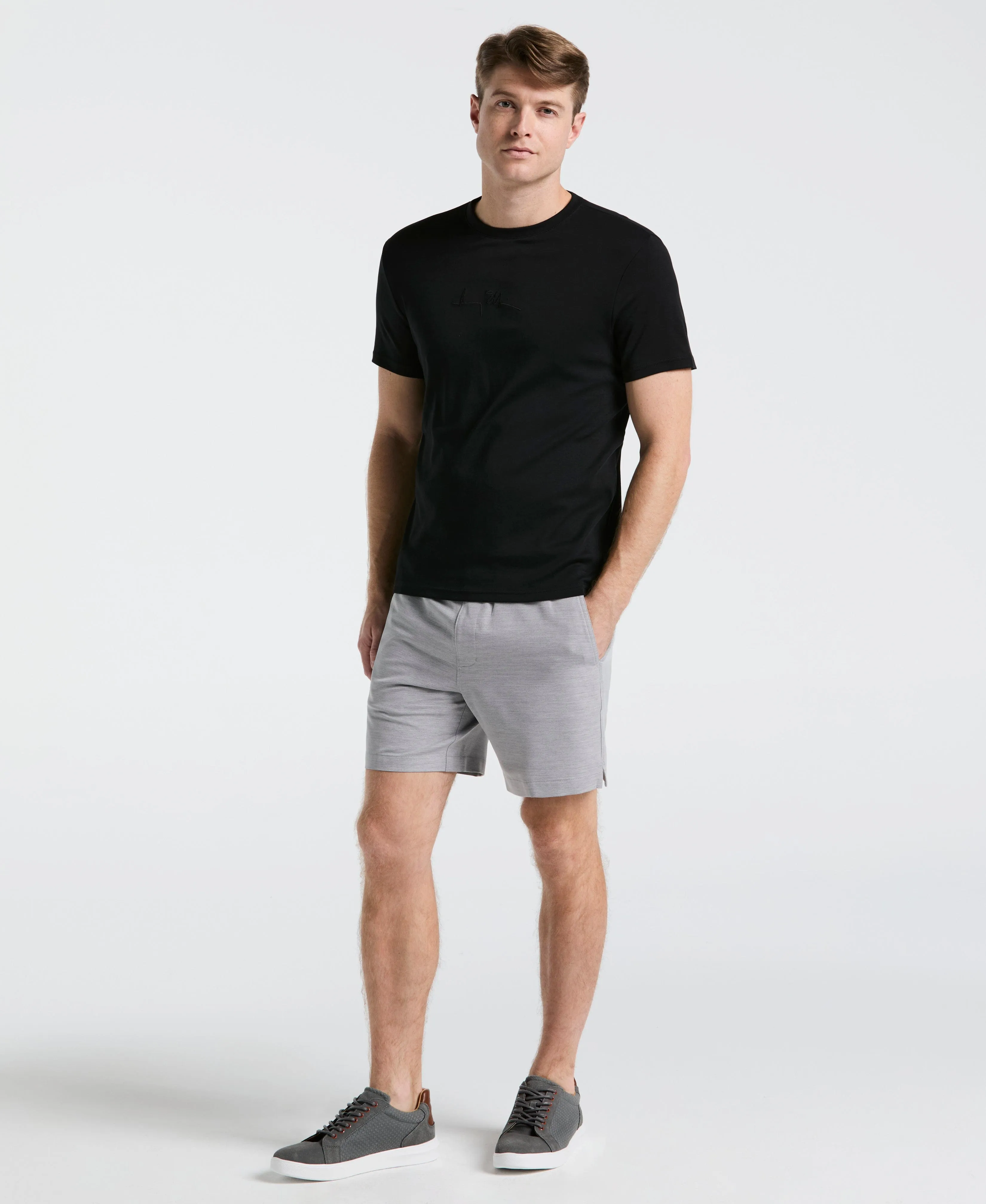 Bold Signature Crew Neck Tee