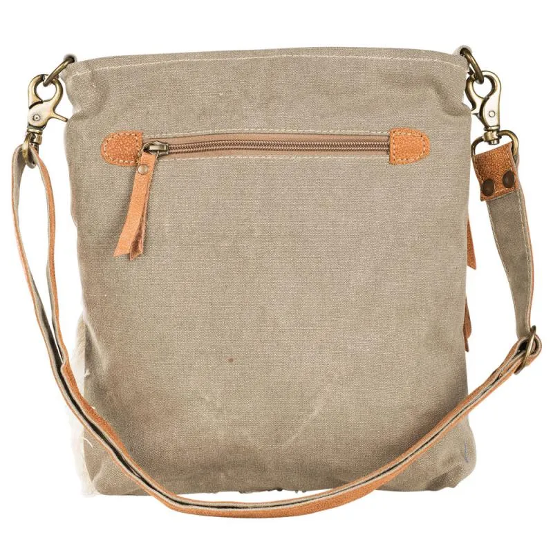 Bomber Pin Up Double Zipper Shoulder Bag