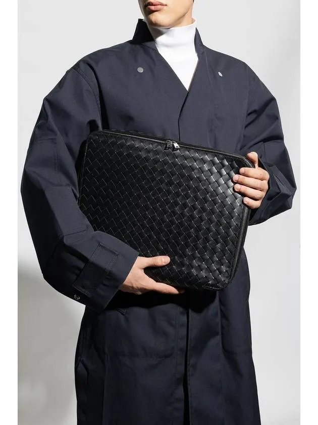 Bottega Veneta Bottega Veneta ‘Intrecciato Medium’ Travel Case, Men's, Black