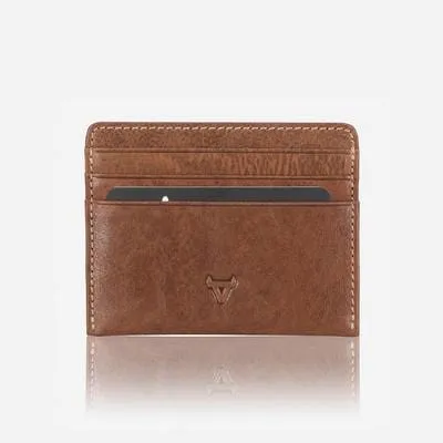 Brando Vintage Leather Card Holder Tan