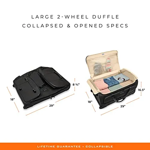Briggs & Riley Medium 2-Wheel Duffle, Black, 27-Inch