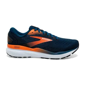 Brooks Ghost 16 (Mens) - Blue Opal/Black/Nasturtium