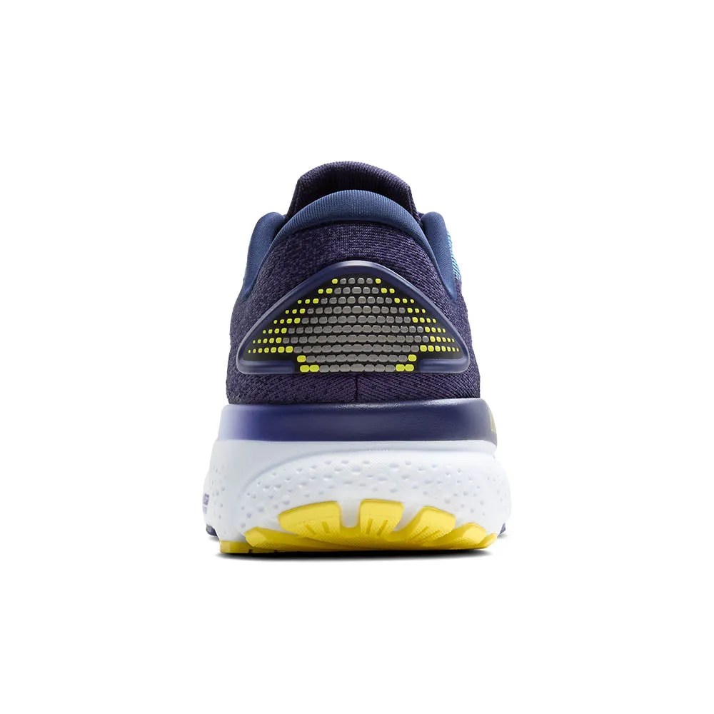 Brooks Ghost 16 (Mens) - Blue/Bonnie Blue/Yellow