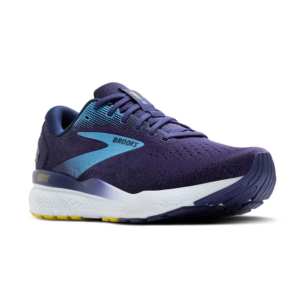 Brooks Ghost 16 (Mens) - Blue/Bonnie Blue/Yellow