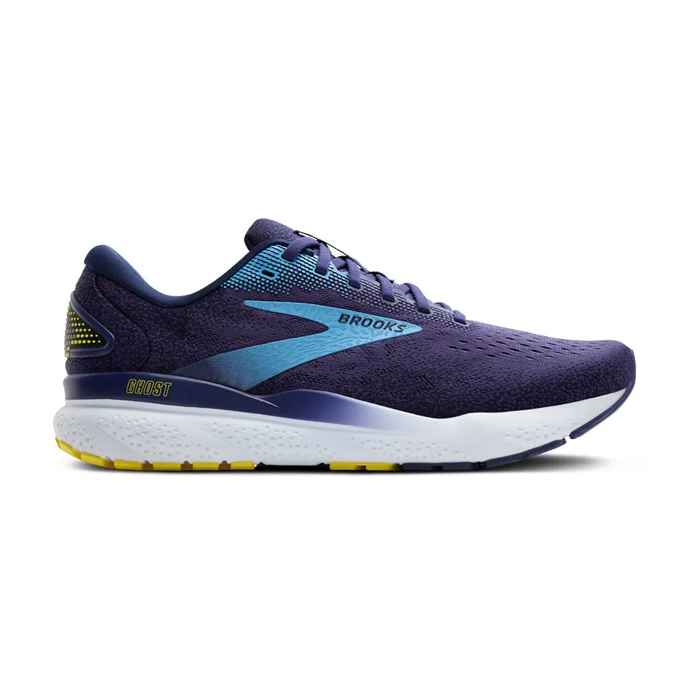 Brooks Ghost 16 (Mens) - Blue/Bonnie Blue/Yellow