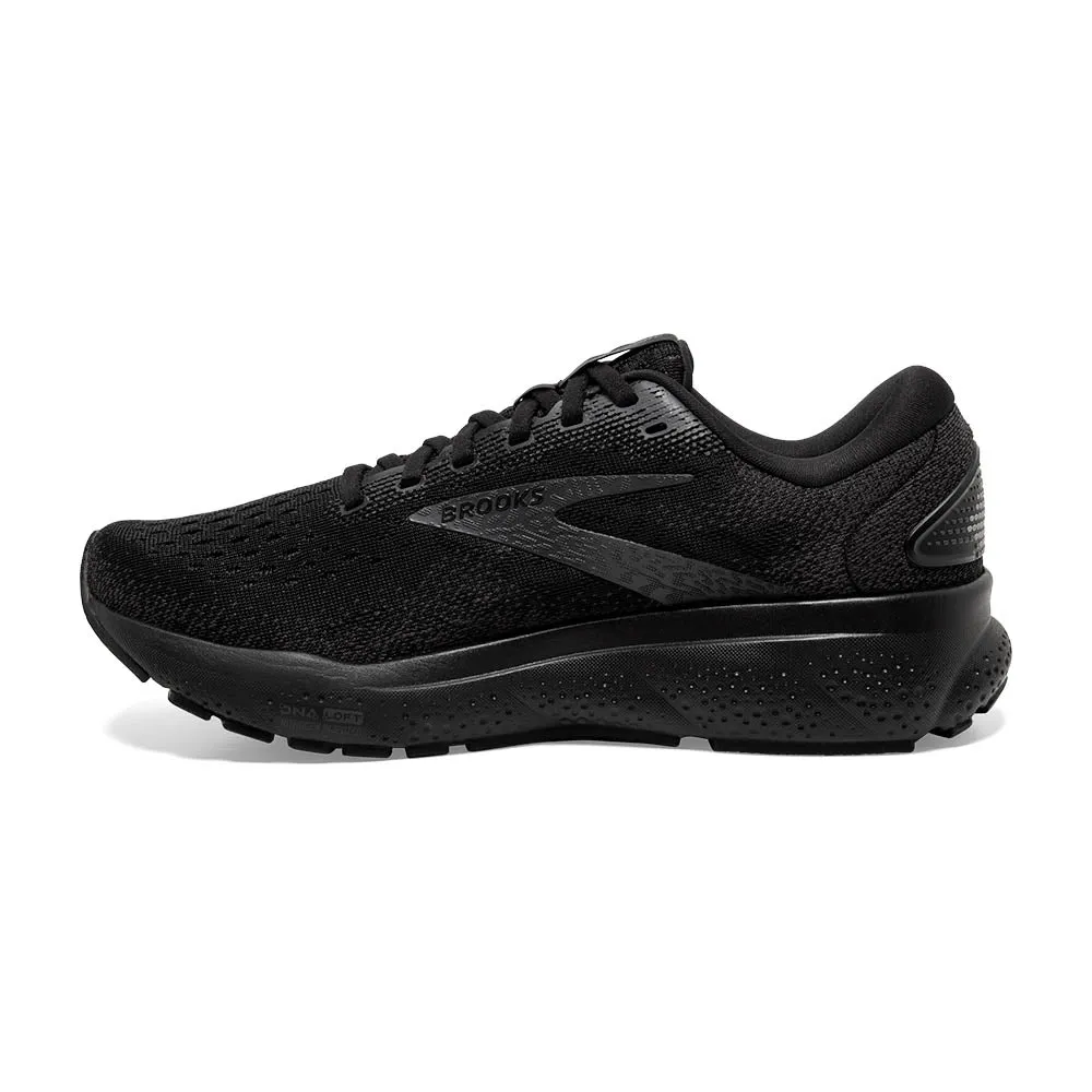 Brooks Ghost 16 Wide (Mens) - Black/Black/Ebony