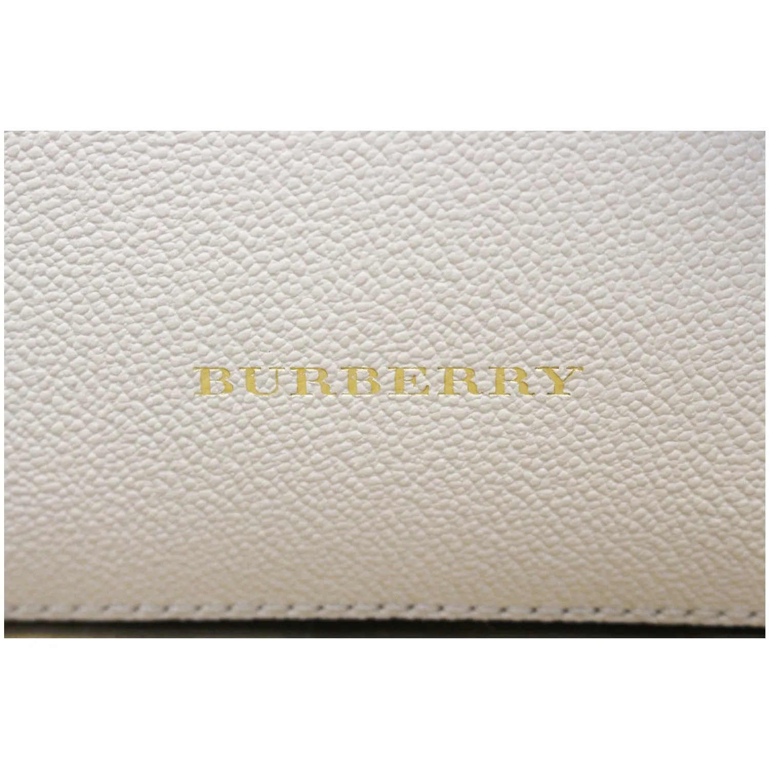 BURBERRY Helmsley House Check Grained Leather Crossbody Bag