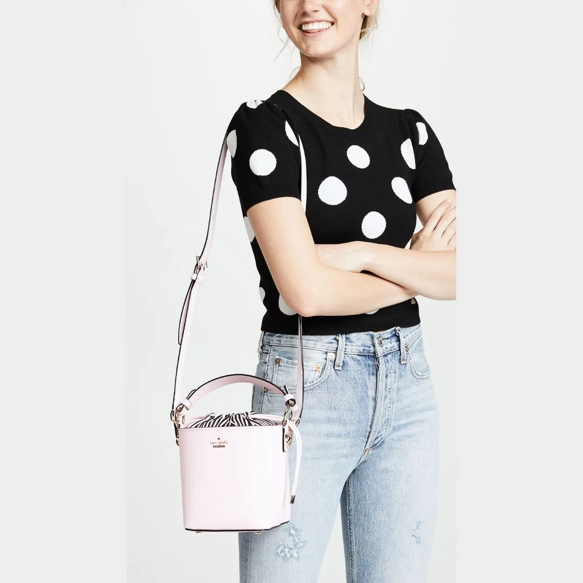 Cameron Street Pippa Pink Lemonade Bucket Bag
