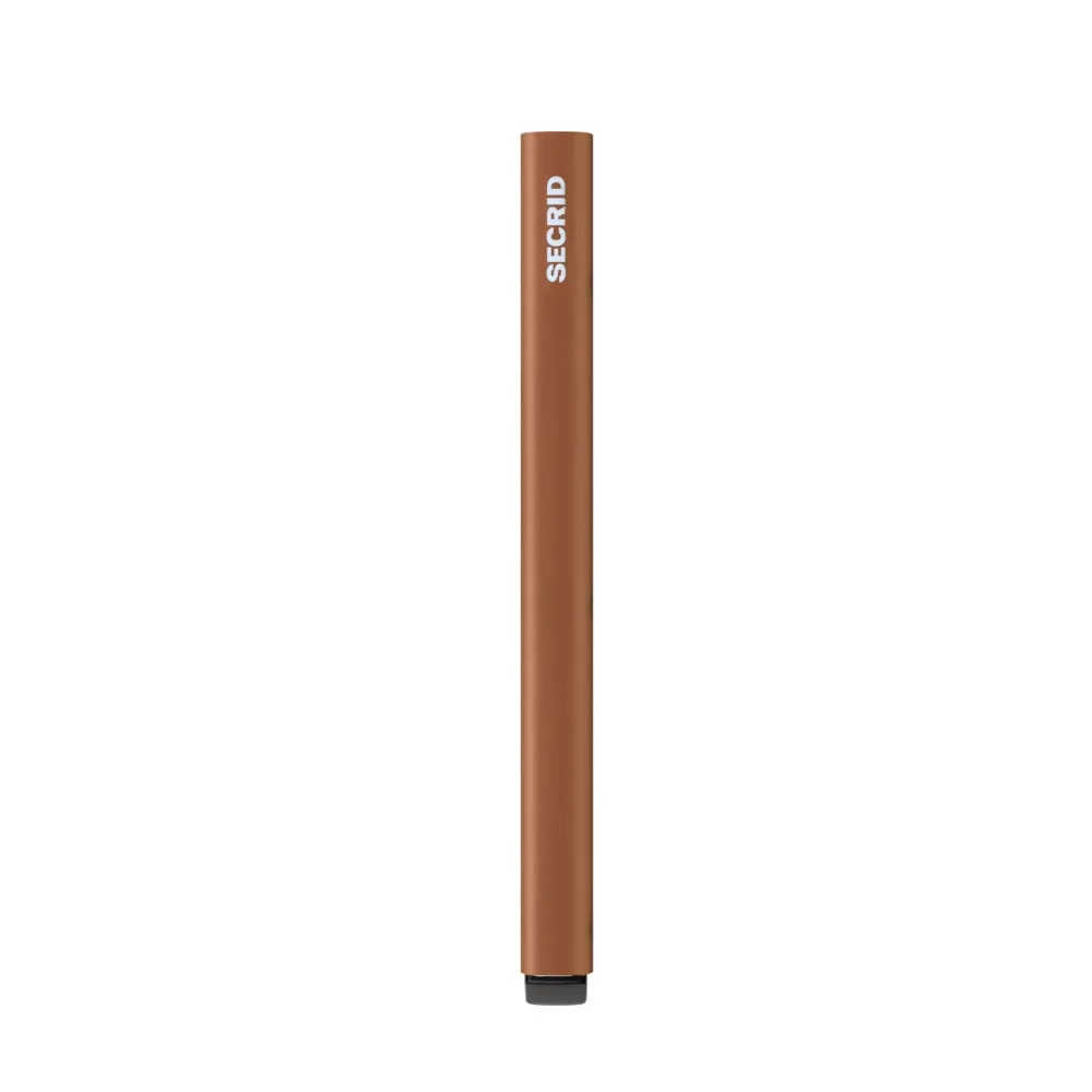 Card Protector Laser Tartan Rust RFID Secure