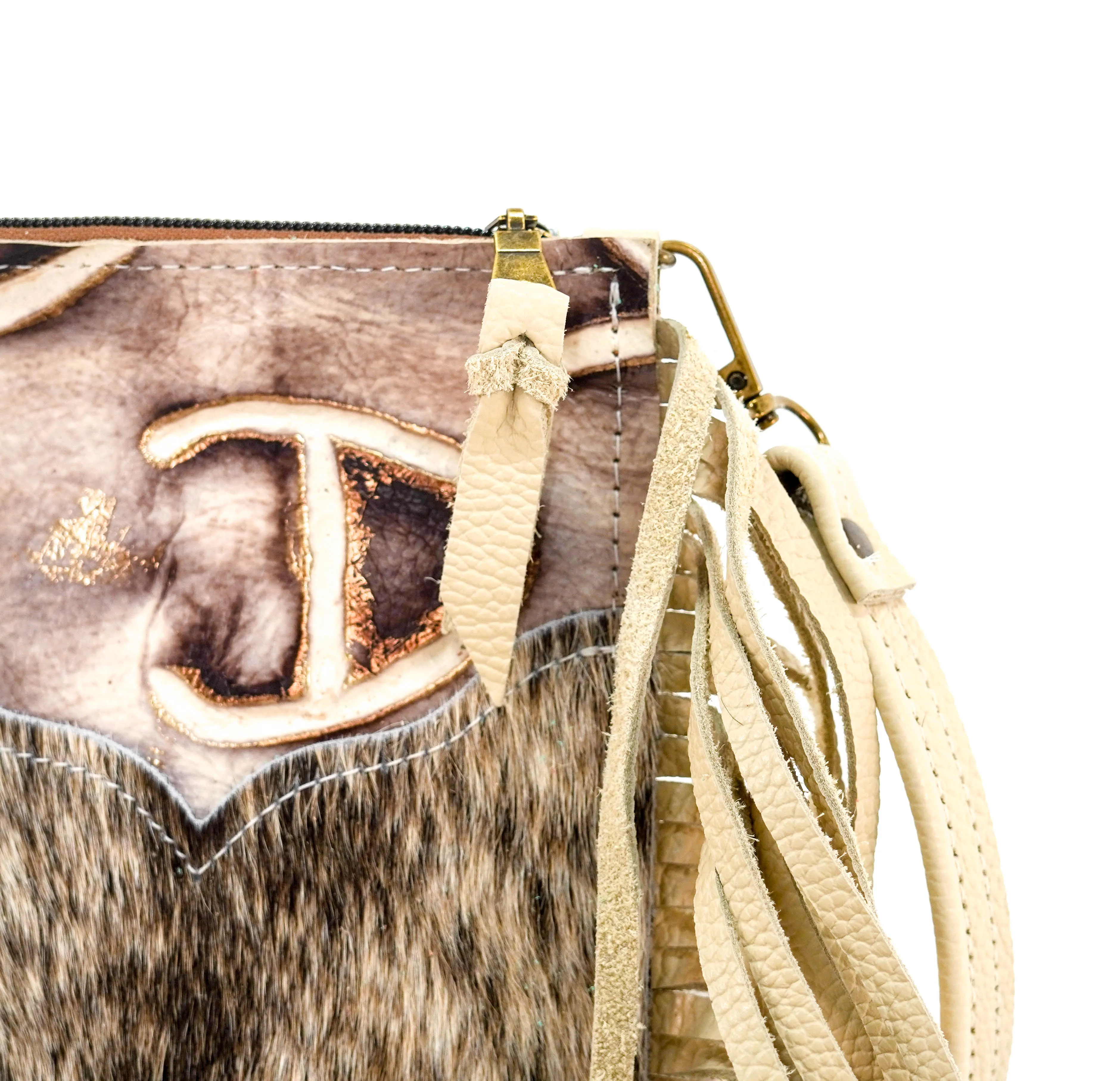 Carrie - Brindle w/ Ivory & Brown Brands