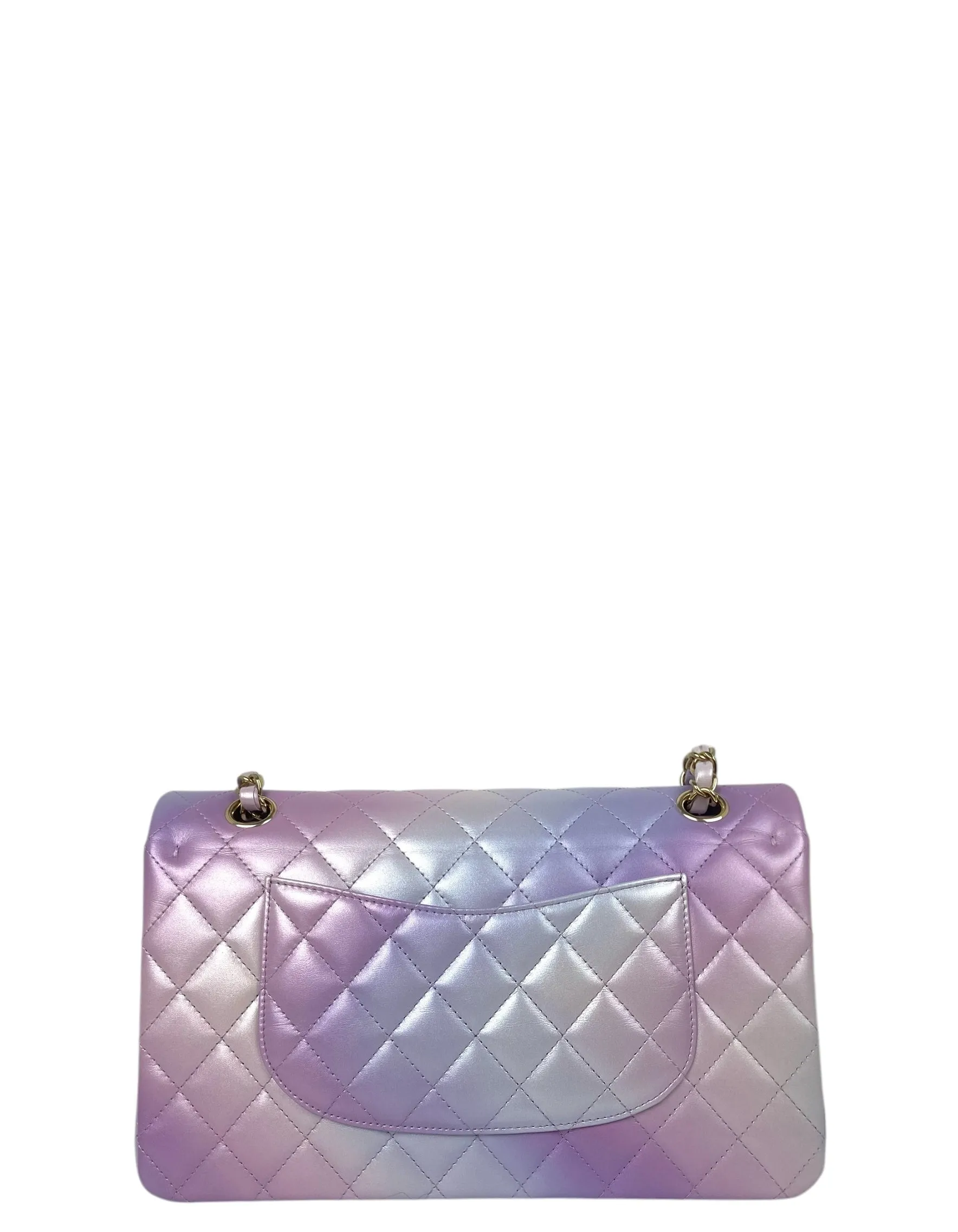 Chanel '24 Lilac Ombre Medium Double Flap Bag
