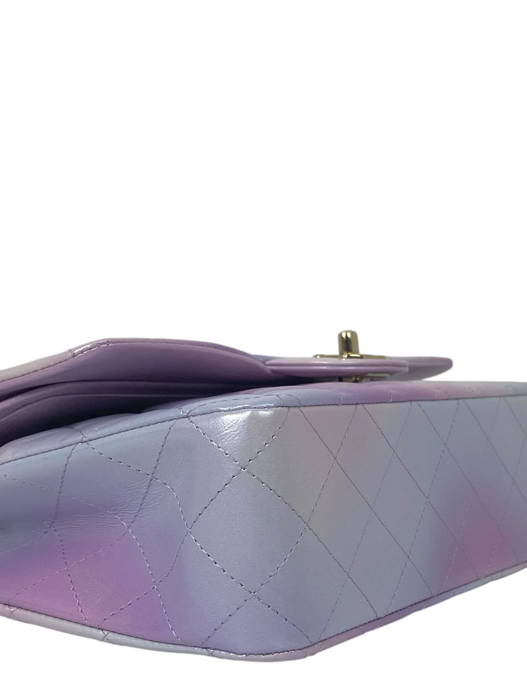 Chanel '24 Lilac Ombre Medium Double Flap Bag