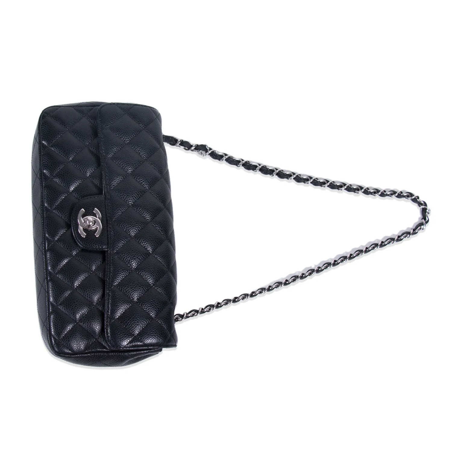 Chanel Caviar Rectangular Flap Bag