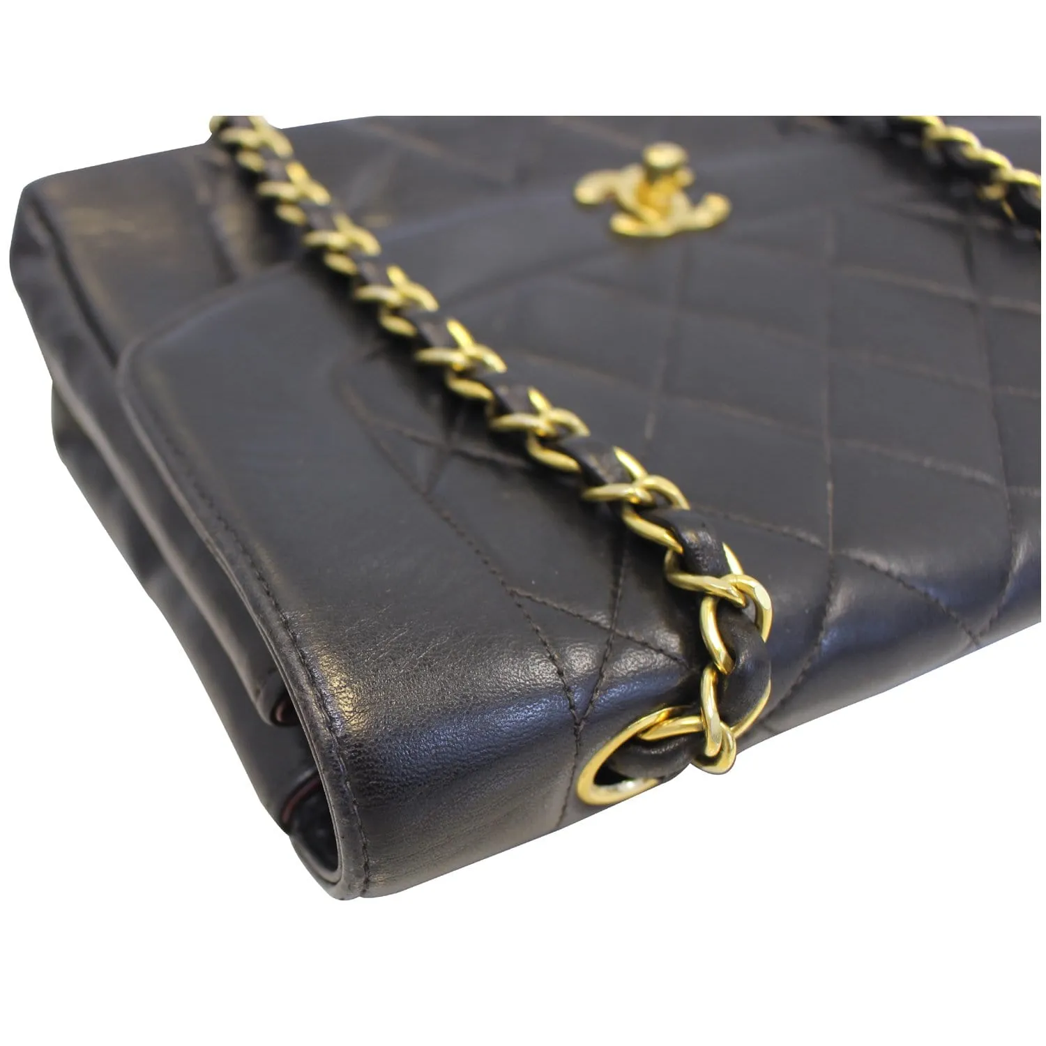 CHANEL Diana Classic Flap Quilted Leather Crossbody Bag