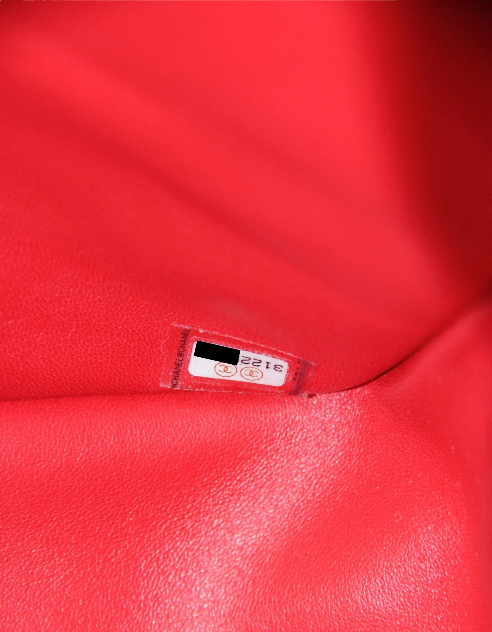 Chanel Red Caviar Leather Double Flap Classic Jumbo Bag