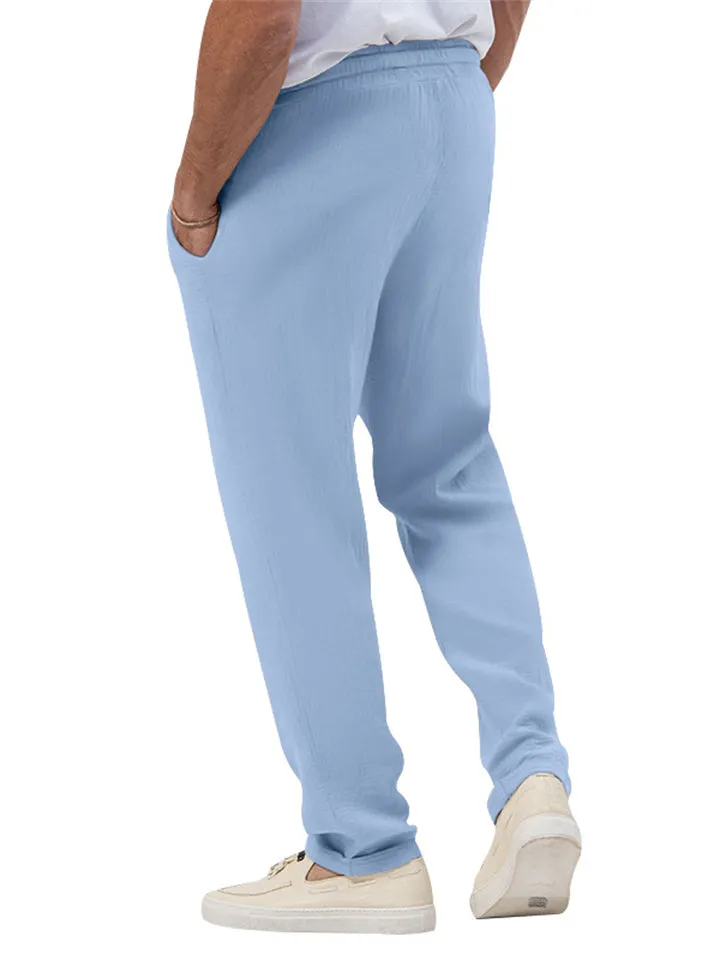 Chic V-neck Short-sleeved T-shirt   Pants Men's Casual Set