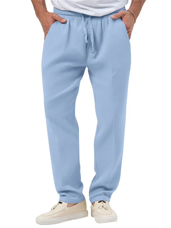 Chic V-neck Short-sleeved T-shirt   Pants Men's Casual Set