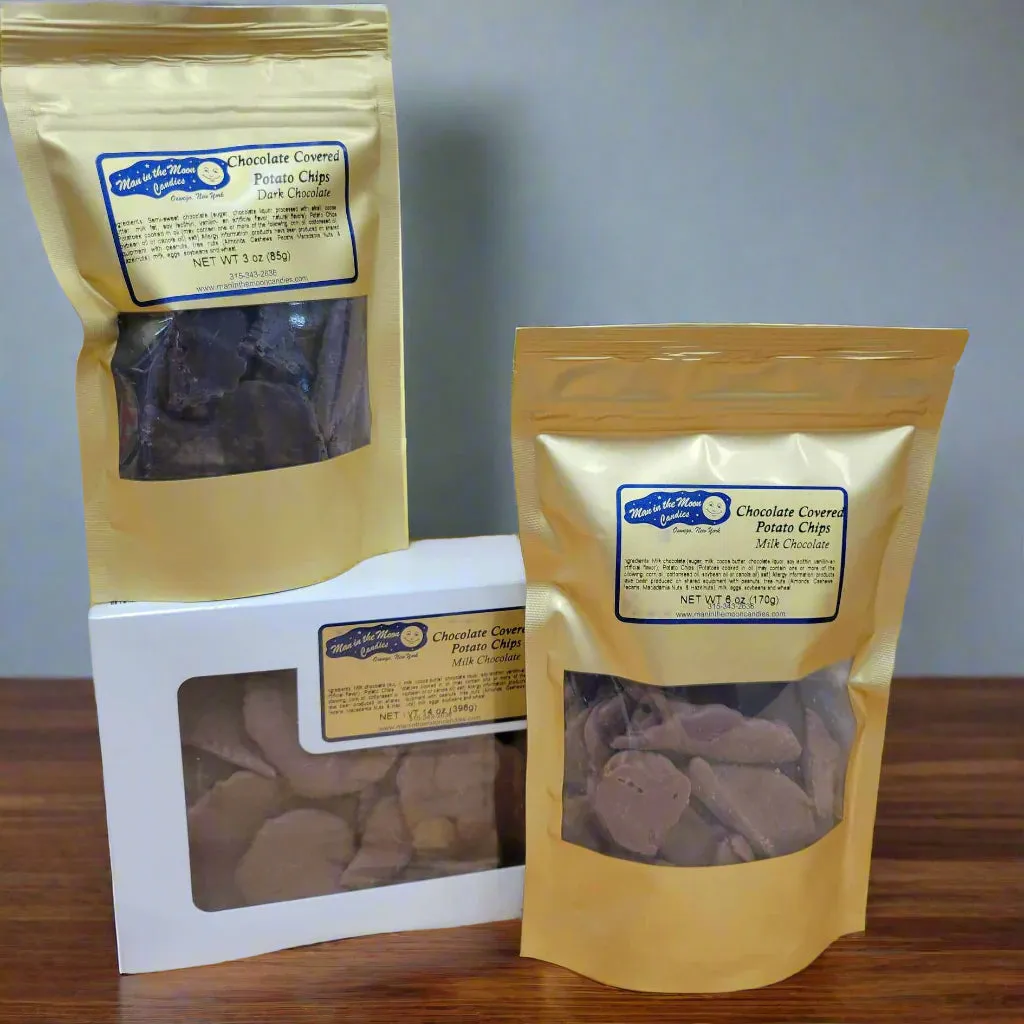 Chocolate Covered Potato Chips