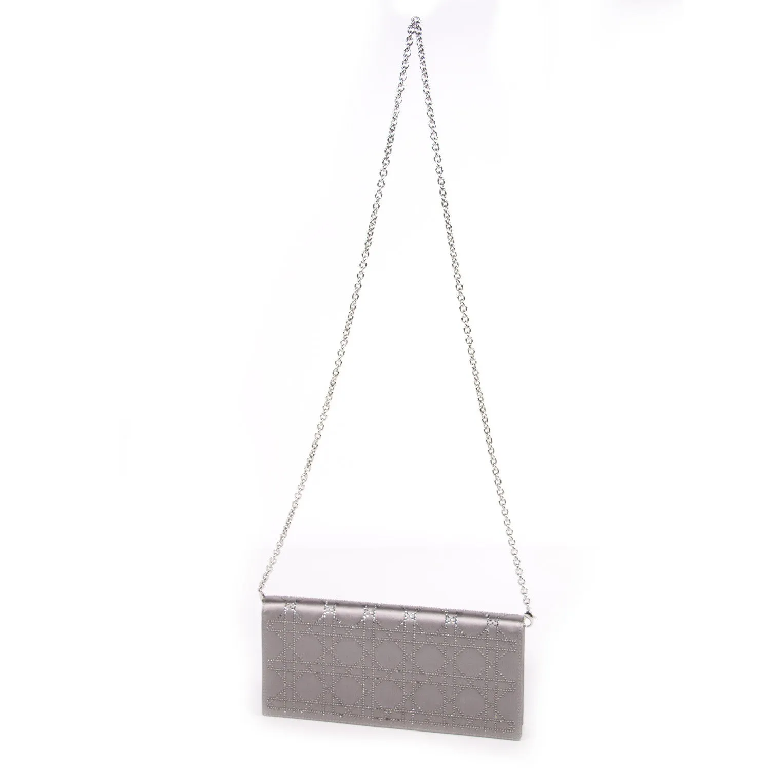 Christian Dior Cannage Satin Clutch