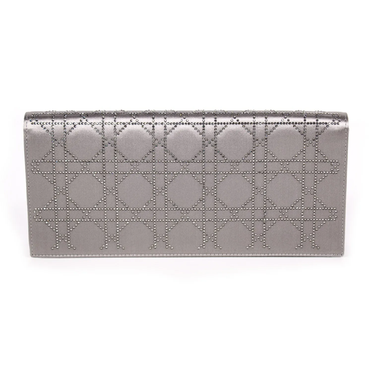 Christian Dior Cannage Satin Clutch