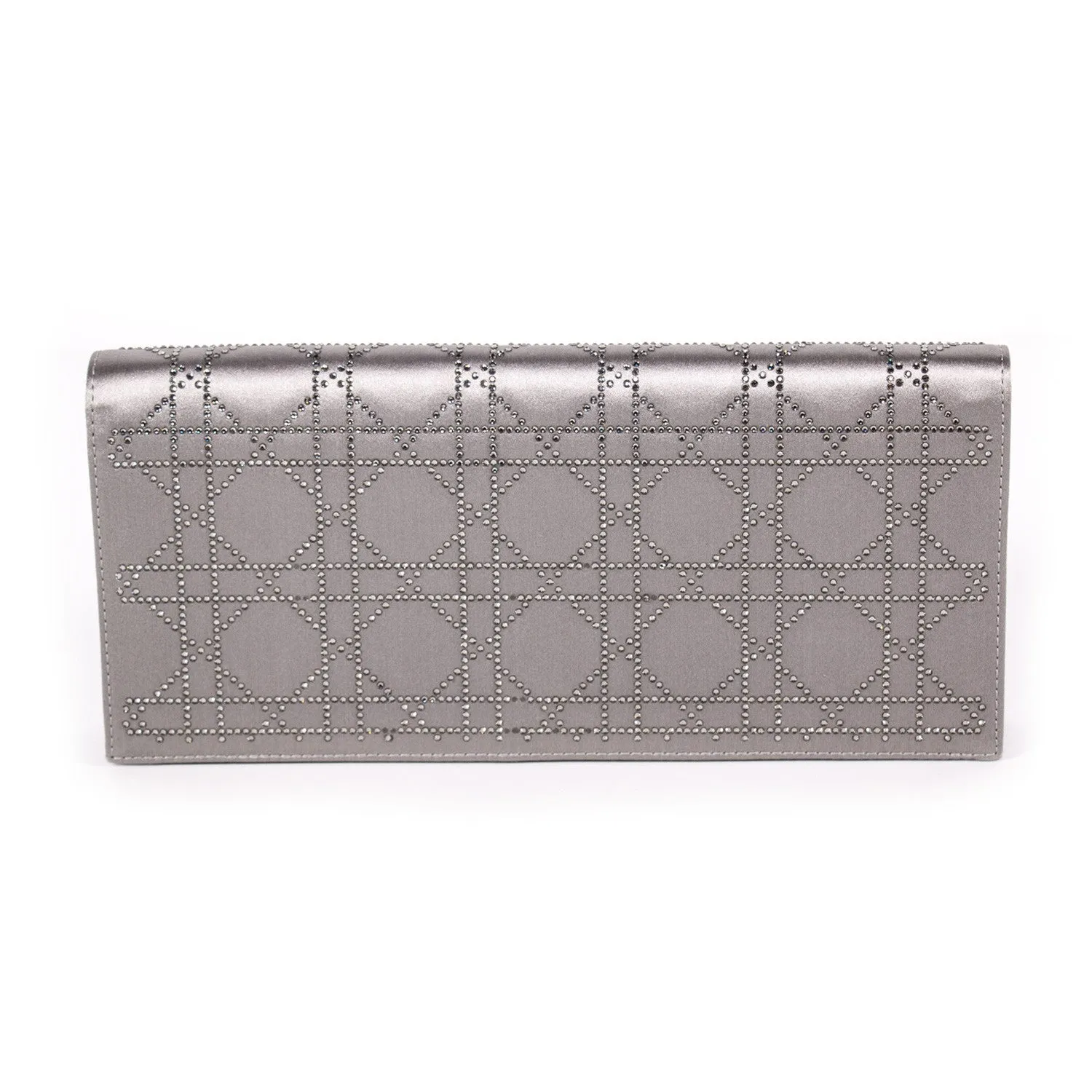 Christian Dior Cannage Satin Clutch