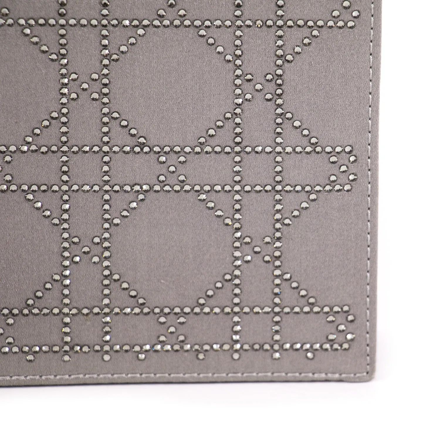 Christian Dior Cannage Satin Clutch