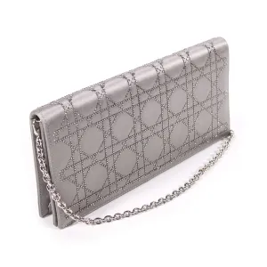 Christian Dior Cannage Satin Clutch