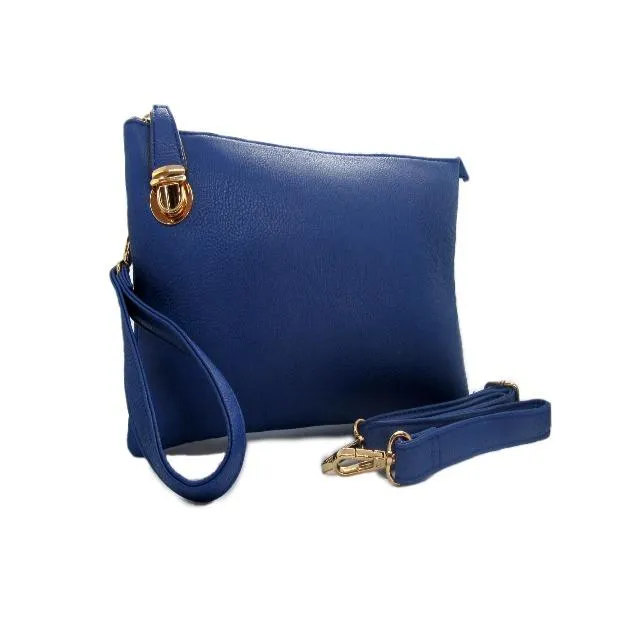 Clutch/ Crossbody Purse - Classic Blue