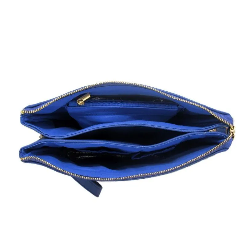 Clutch/ Crossbody Purse - Classic Blue