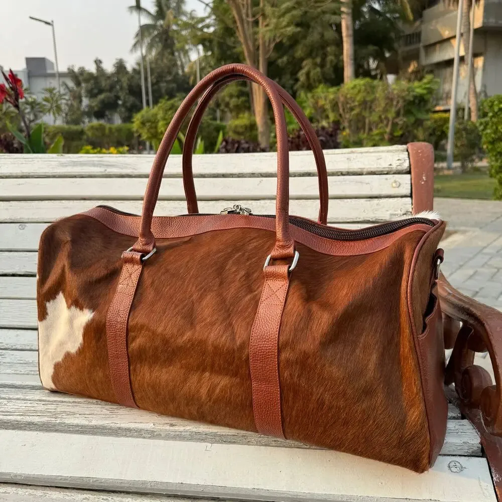 Cowhide Duffle Bag