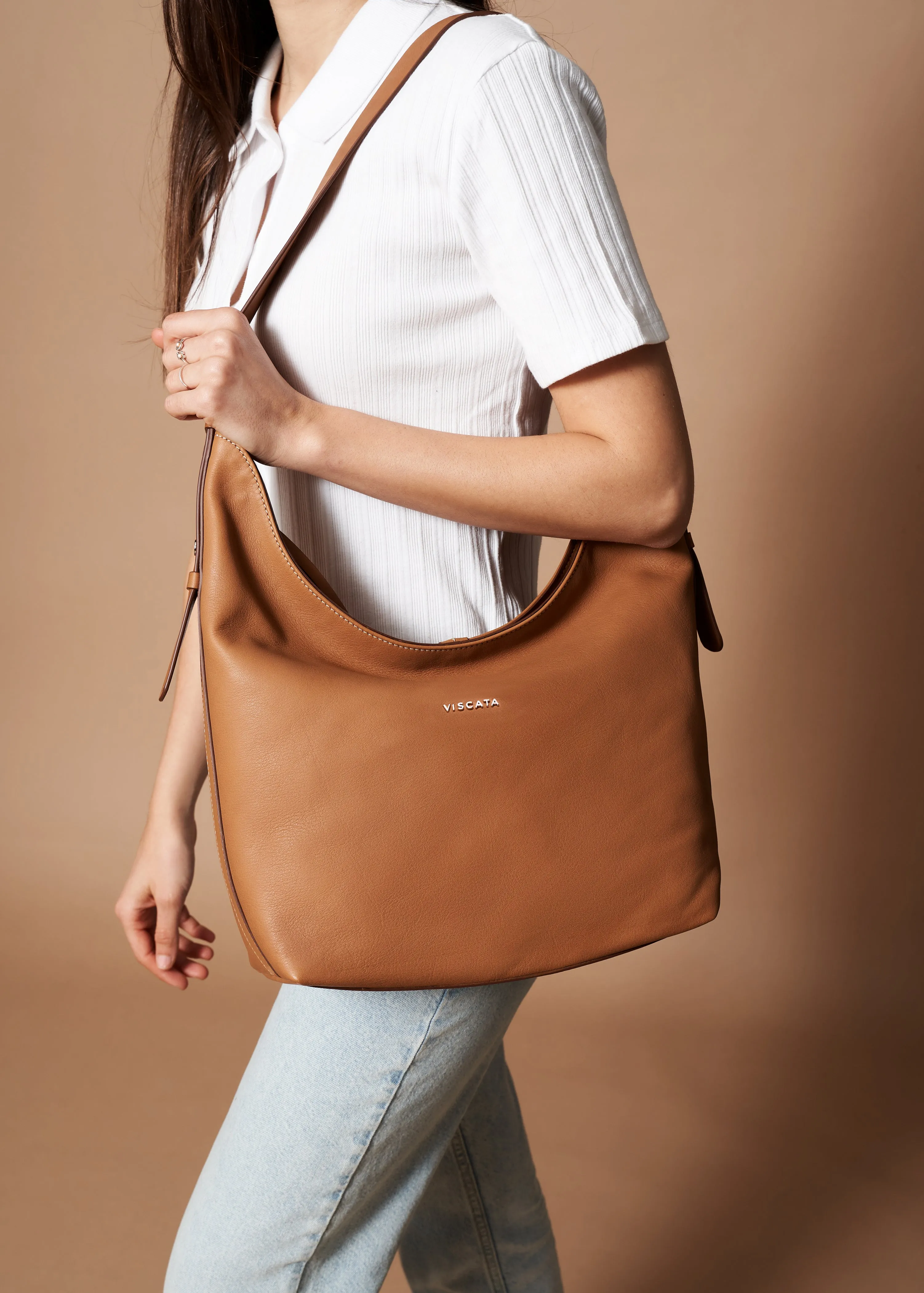 Cyprien Leather Crossed Body Handbag
