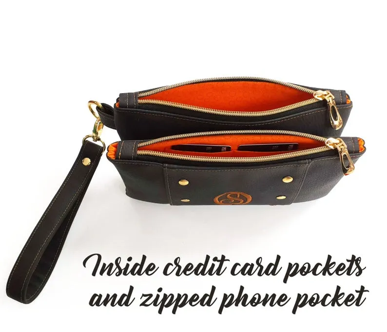 Double Clutch Crossbody Bag
