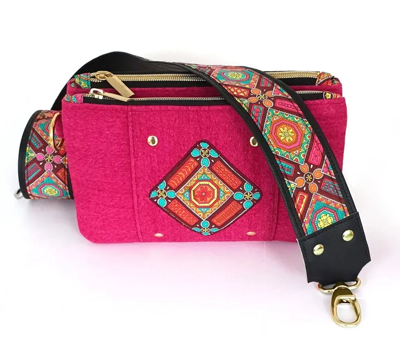 Double Clutch Crossbody Bag