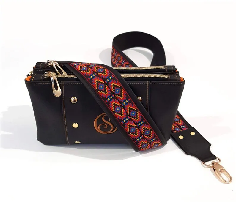 Double Clutch Crossbody Bag