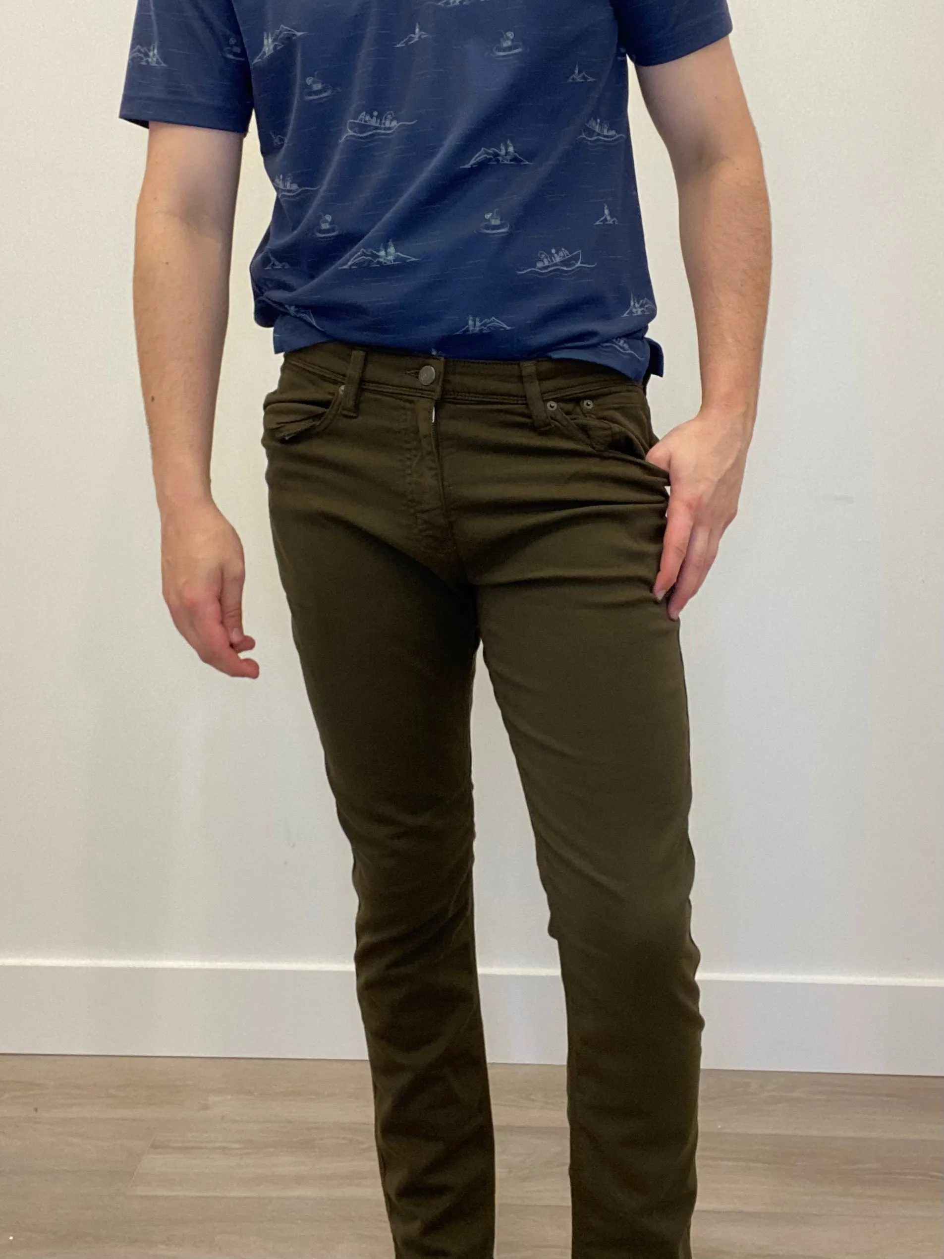 DU/ER Men's No Sweat Slim Pant - Army Green
