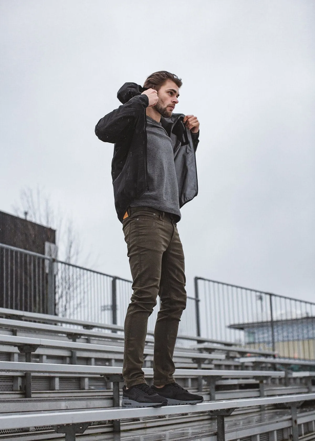 DU/ER Men's No Sweat Slim Pant - Army Green