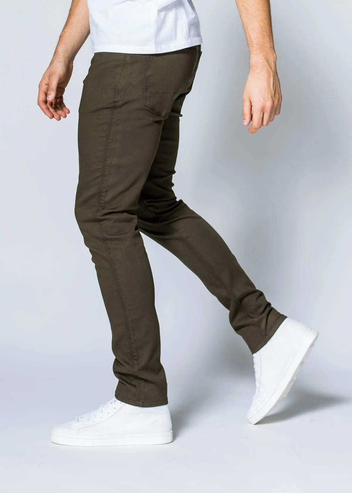 DU/ER Men's No Sweat Slim Pant - Army Green