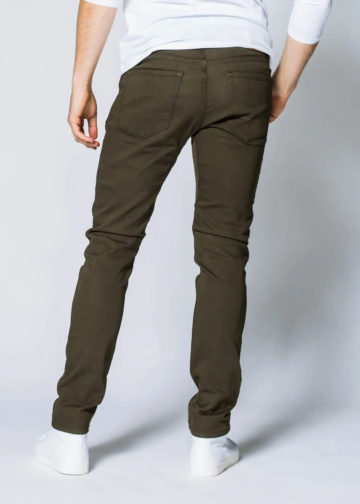 DU/ER Men's No Sweat Slim Pant - Army Green