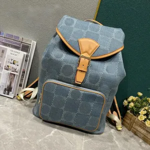 Duffel Bag Designer Tote Bag Denim Checkerboard Luggage Bag Keepall Weekend Bag Shoulder Handbag Backpack Travel Duffle Bag High Quality Messages Purse