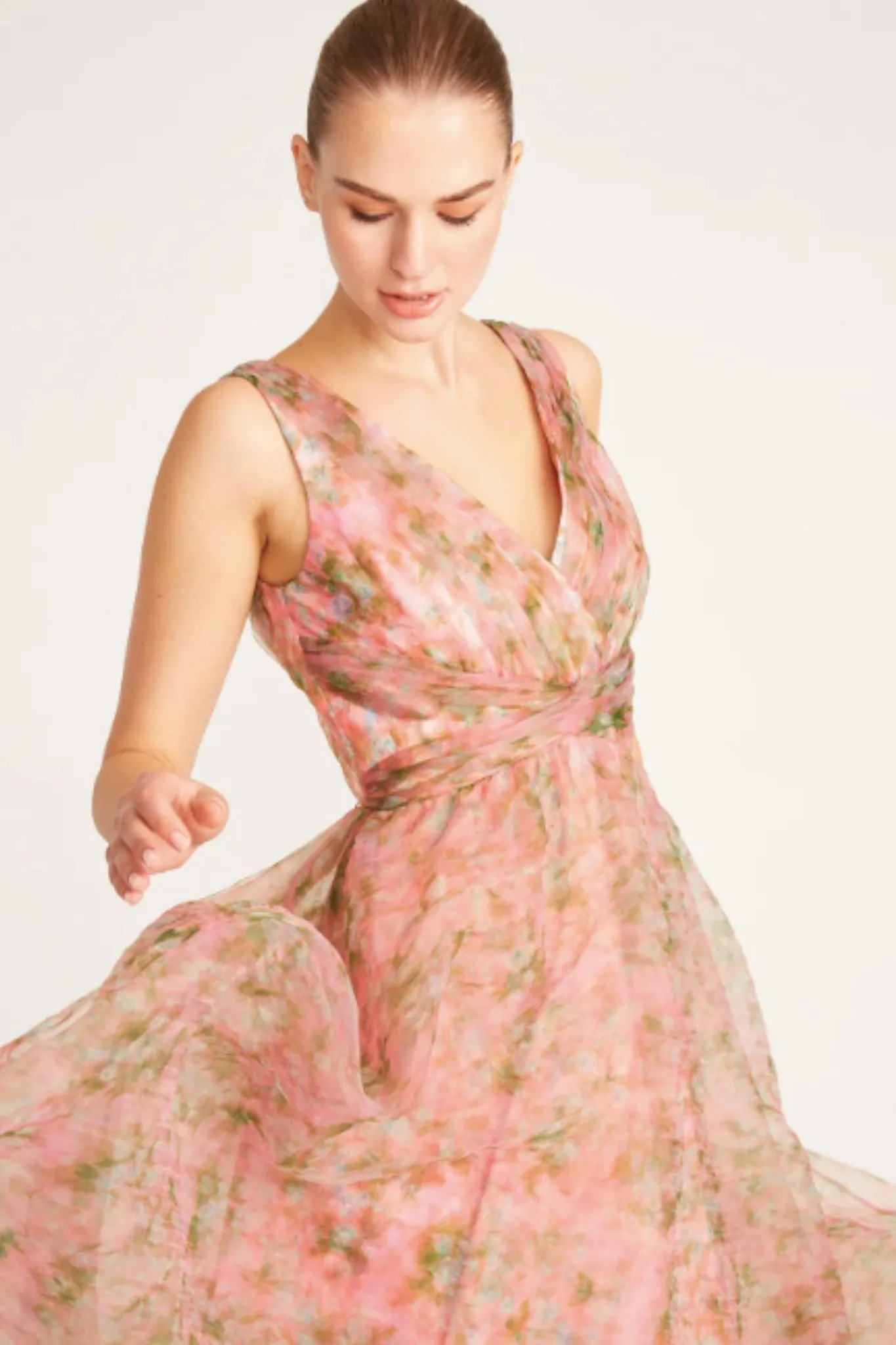 Elaine Tea Length Dress by Theia Couture - RENTAL